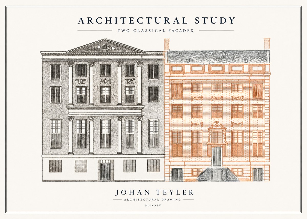 Johan Teyler Architectural Study III No5 - Poszter