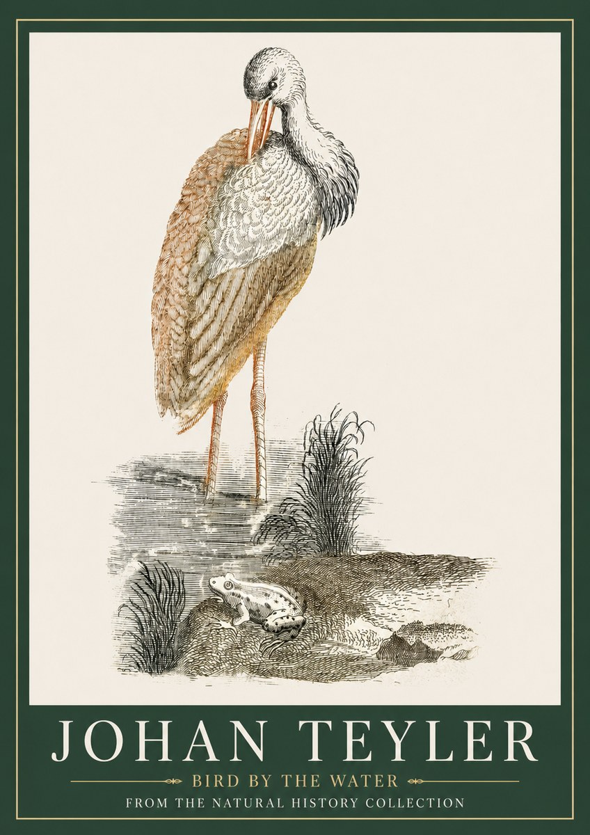 Johan Teyler Bird by the Water No3 - Poszter