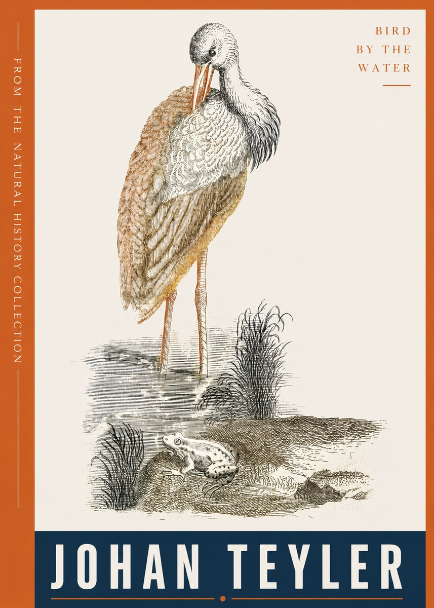 Johan Teyler Bird by the Water No4 - Poszter
