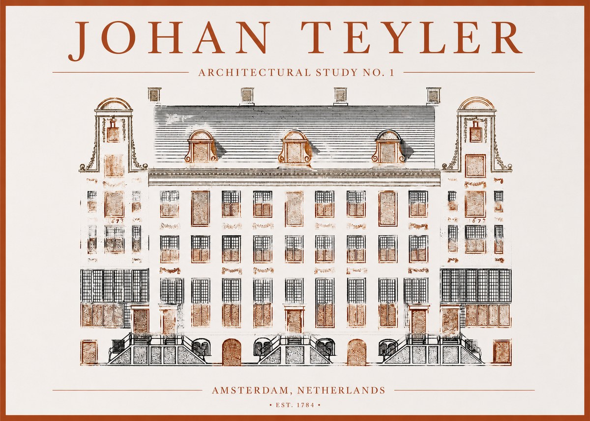 Johan Teyler Architectural Study No. 1 I No1 - Poszter