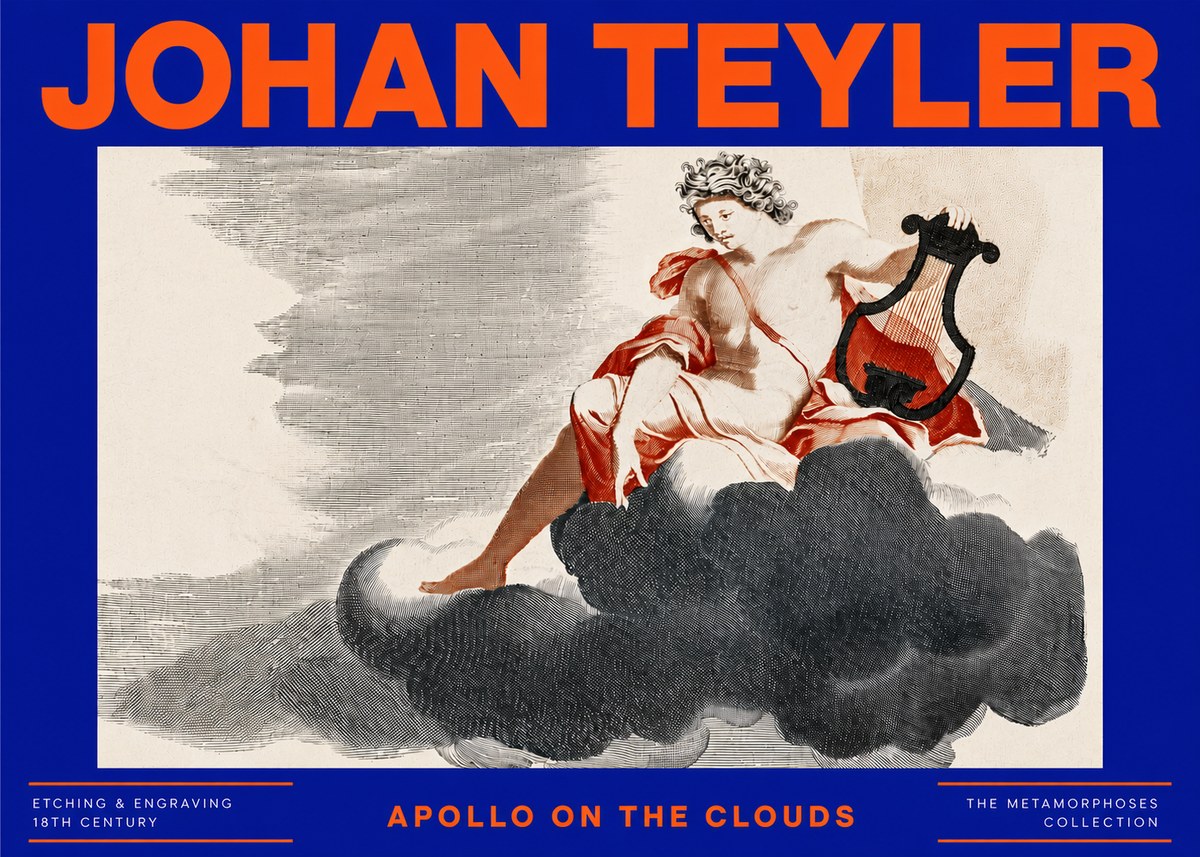 Johan Teyler Apollo on the Clouds No5 - Poszter