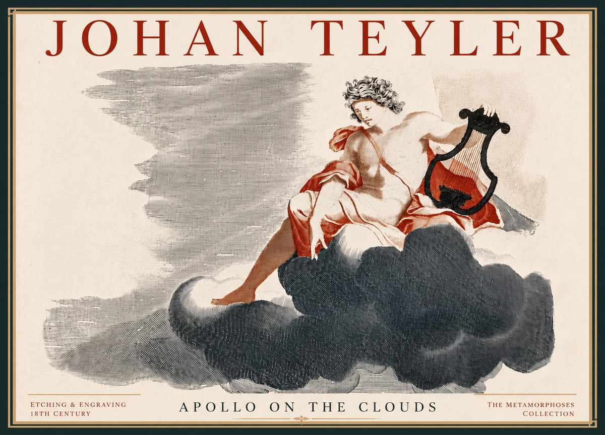 Johan Teyler Apollo on the Clouds No6 - Poszter