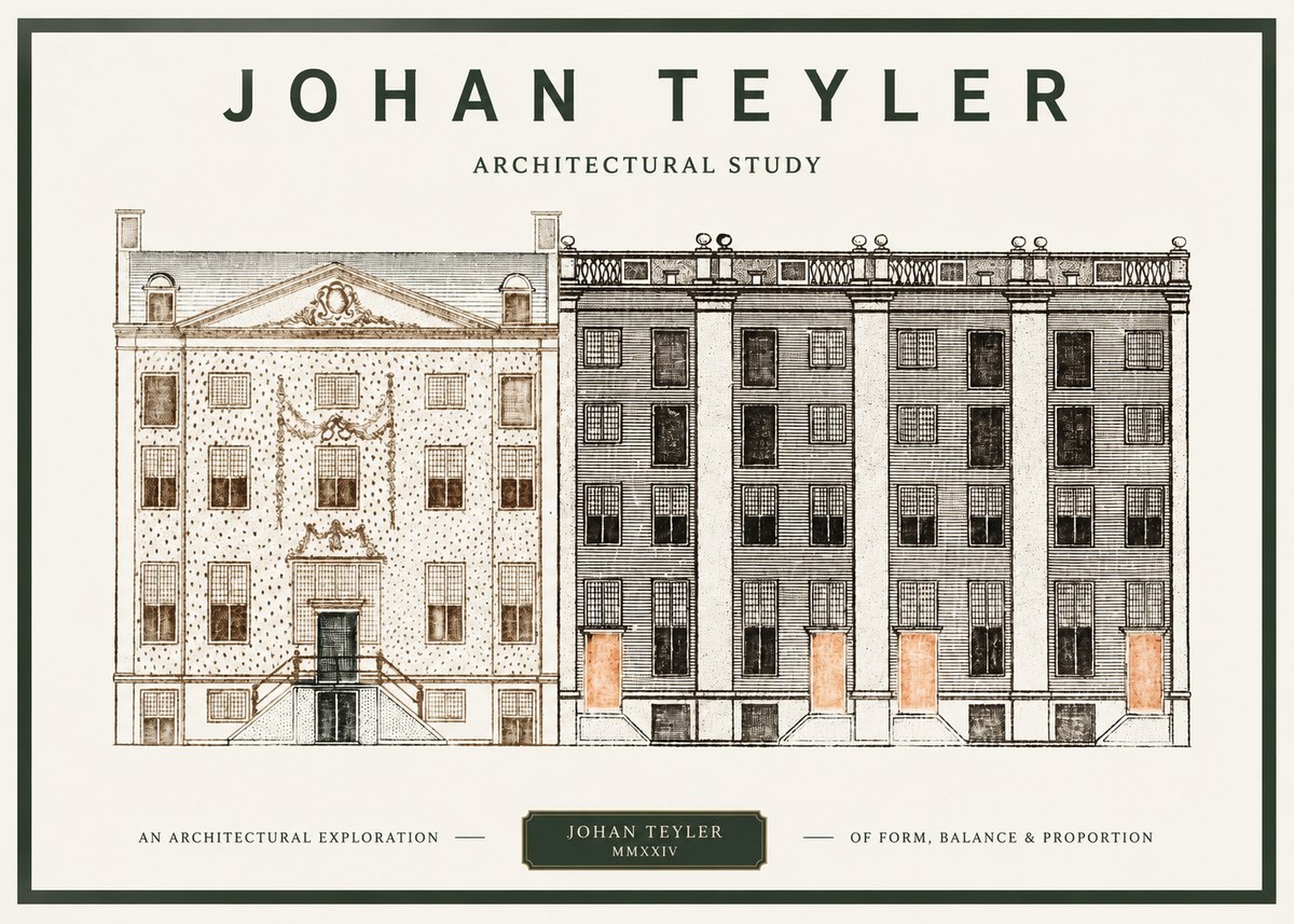 Johan Teyler Architectural Study IV No1 - Poszter