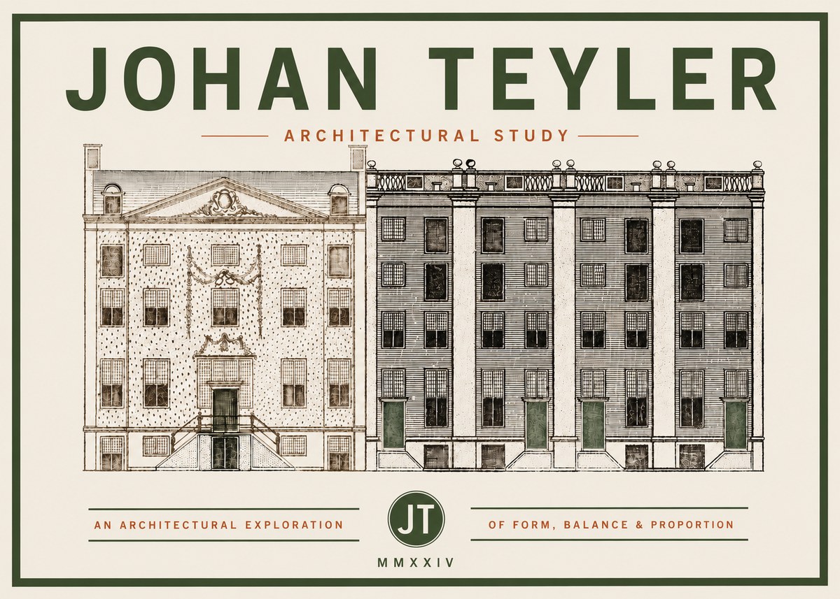 Johan Teyler Architectural Study IV No4 - Poszter