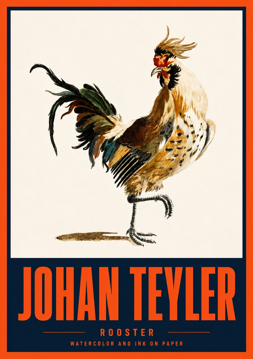 Johan Teyler Rooster No2 - Poszter