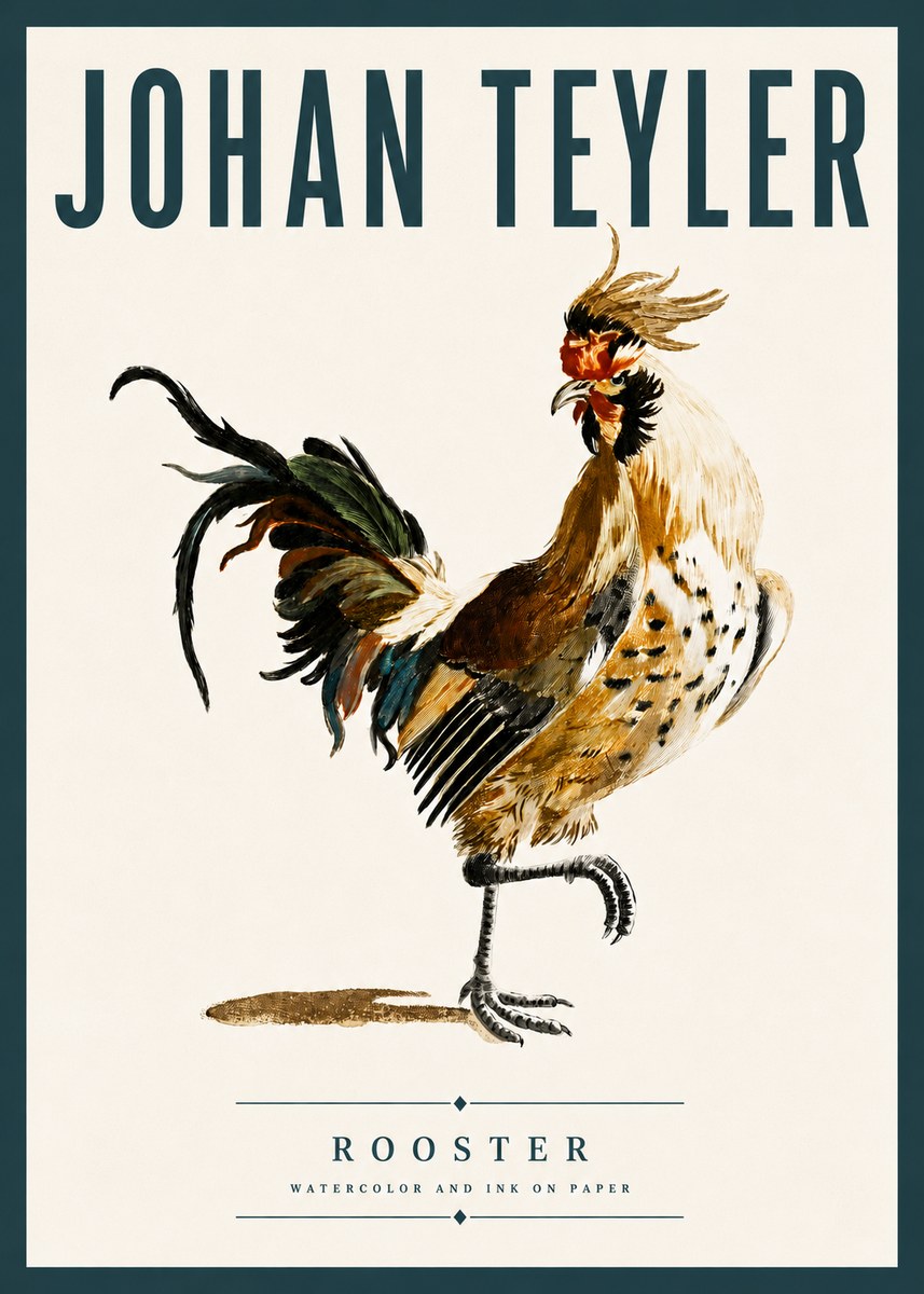 Johan Teyler Rooster No6 - Poszter