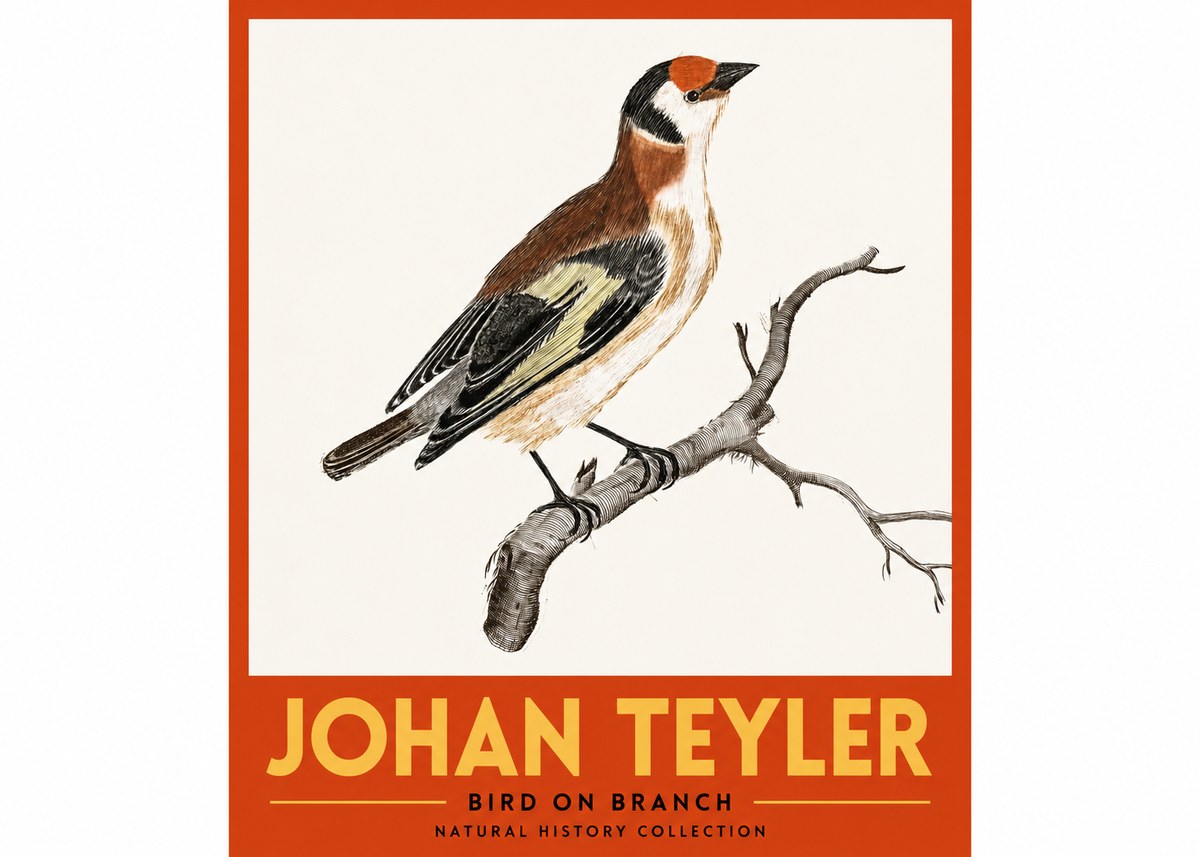 Johan Teyler Song of the Finch No3 - Poszter