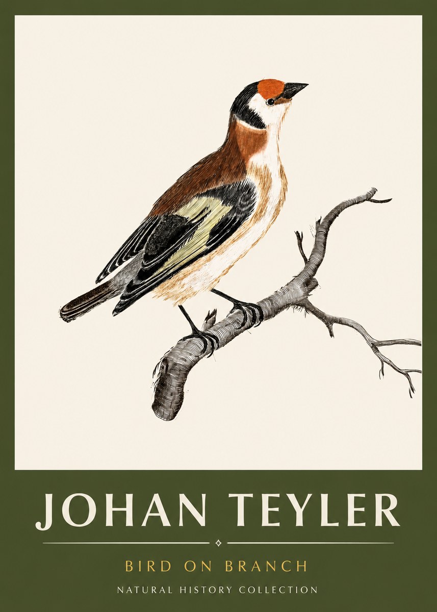 Johan Teyler Song of the Finch No6 - Poszter