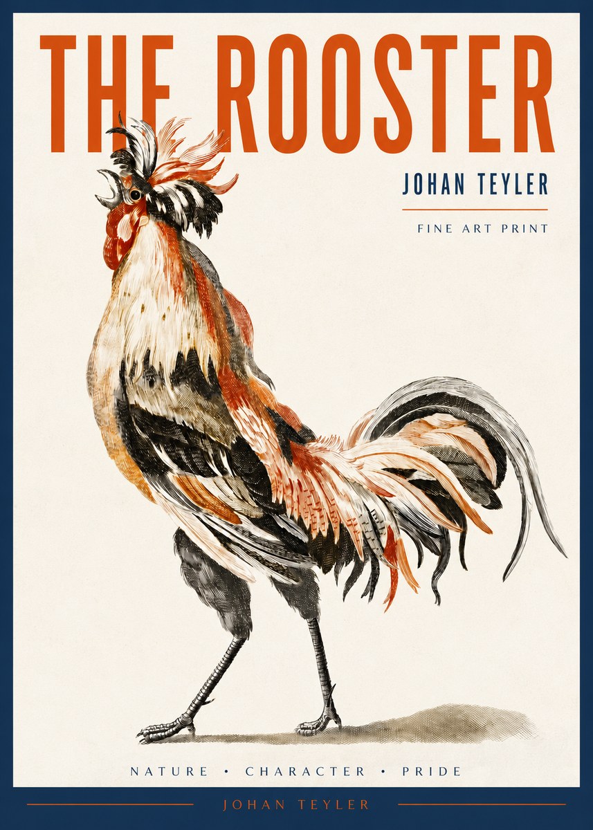 Johan Teyler The Rooster No2 - Poszter