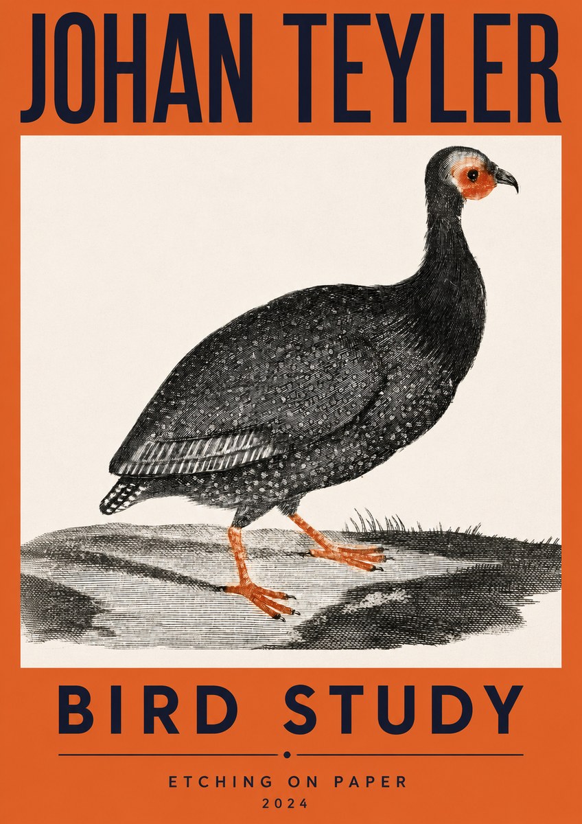 Johan Teyler Bird Study III No2 - Poszter
