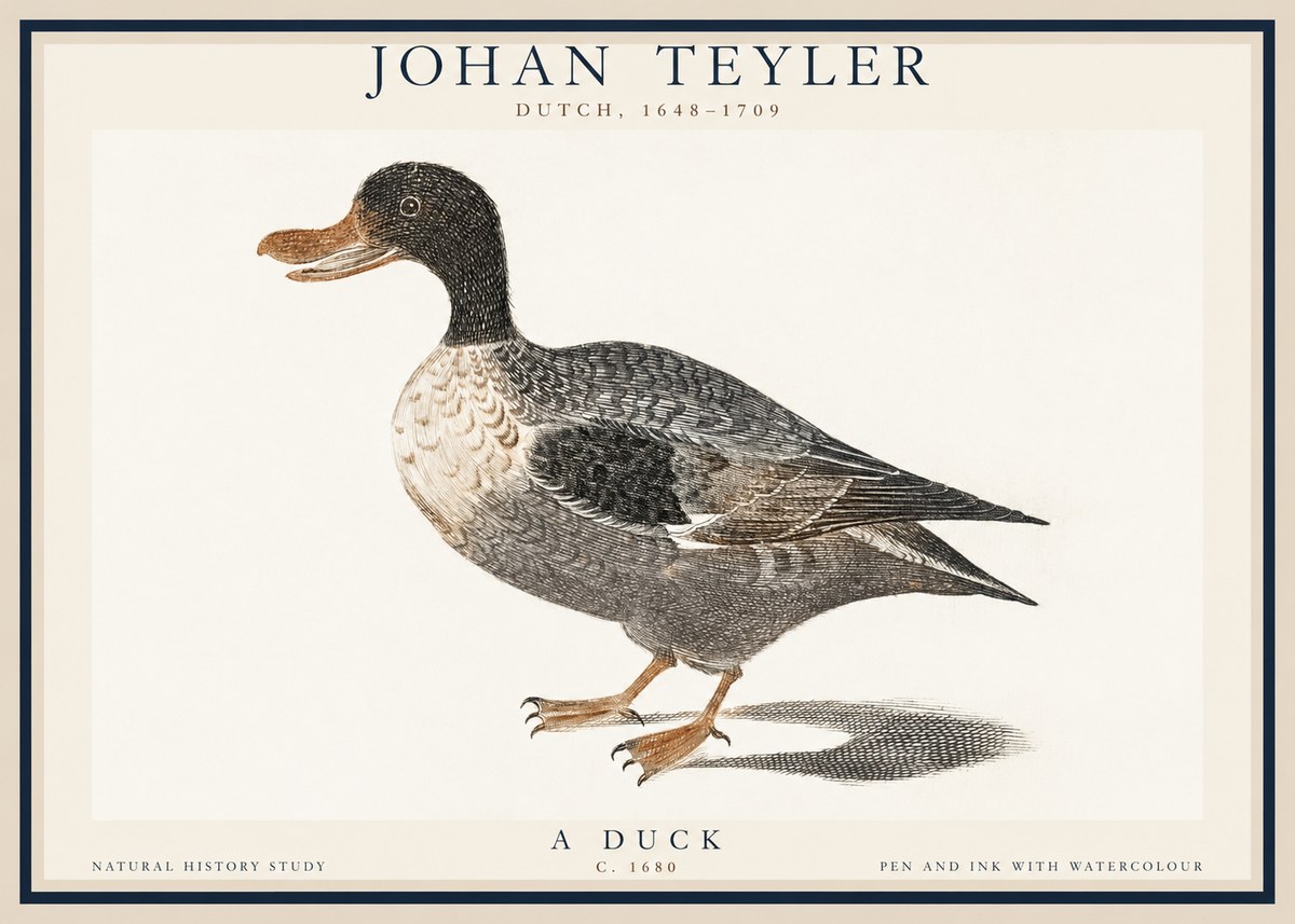 Johan Teyler Duck I No6 - Poszter
