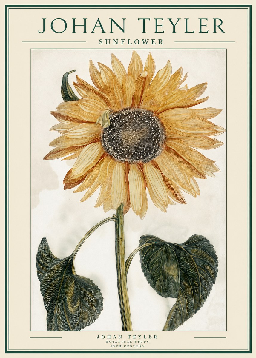 Johan Teyler Sunflower No1 - Poszter