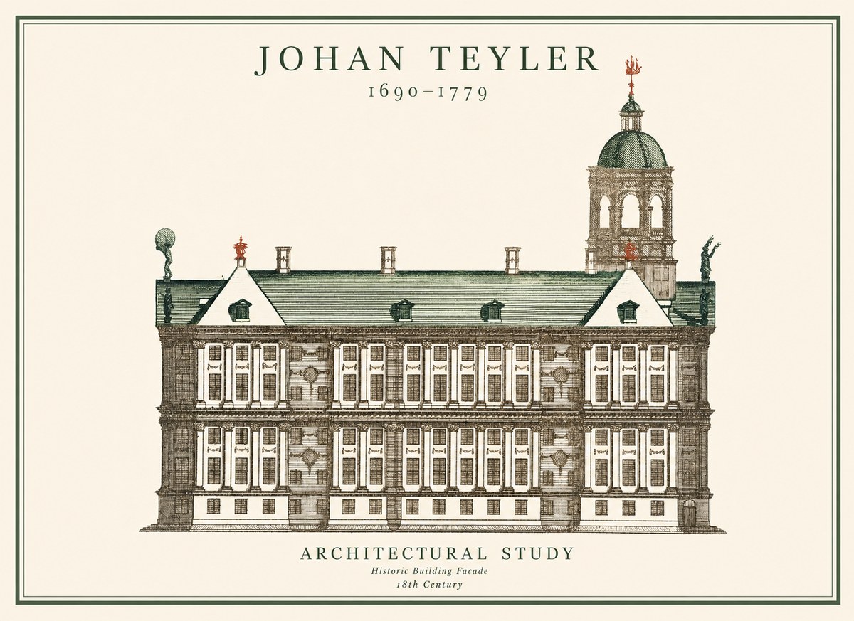 Johan Teyler Architectural Study V No1 - Poszter