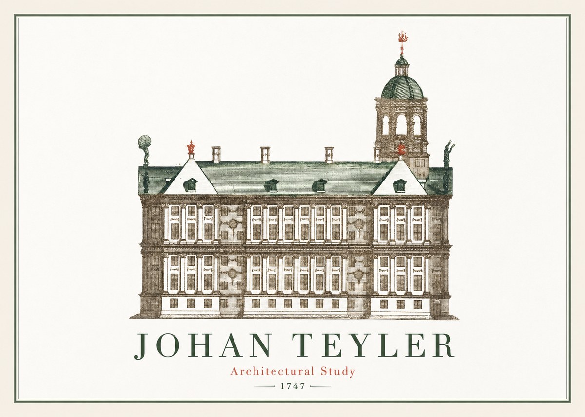 Johan Teyler Architectural Study V No2 - Poszter