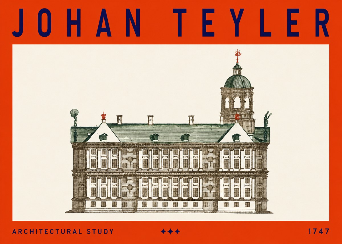 Johan Teyler Architectural Study V No3 - Poszter