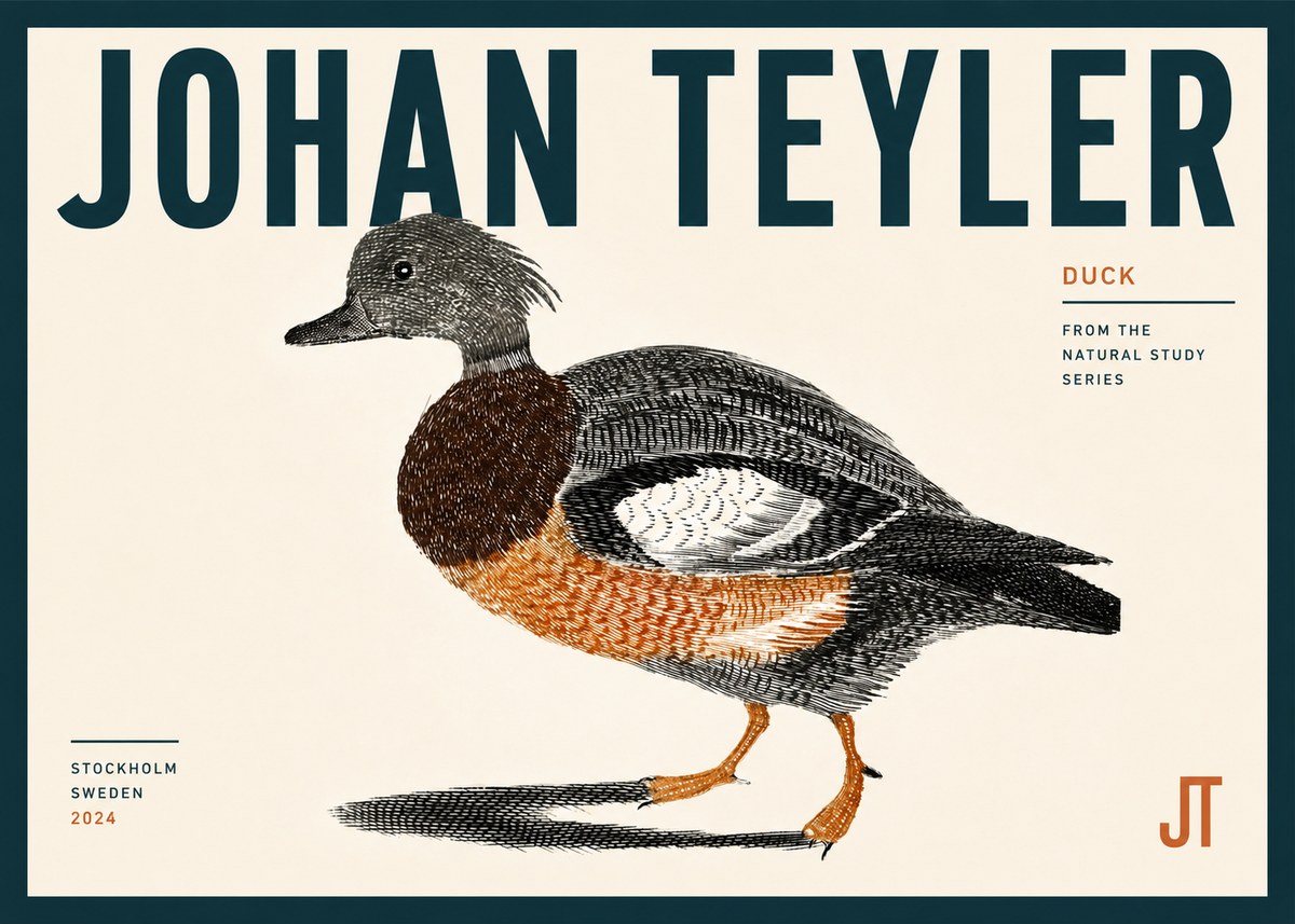 Johan Teyler Duck II No4 - Poszter