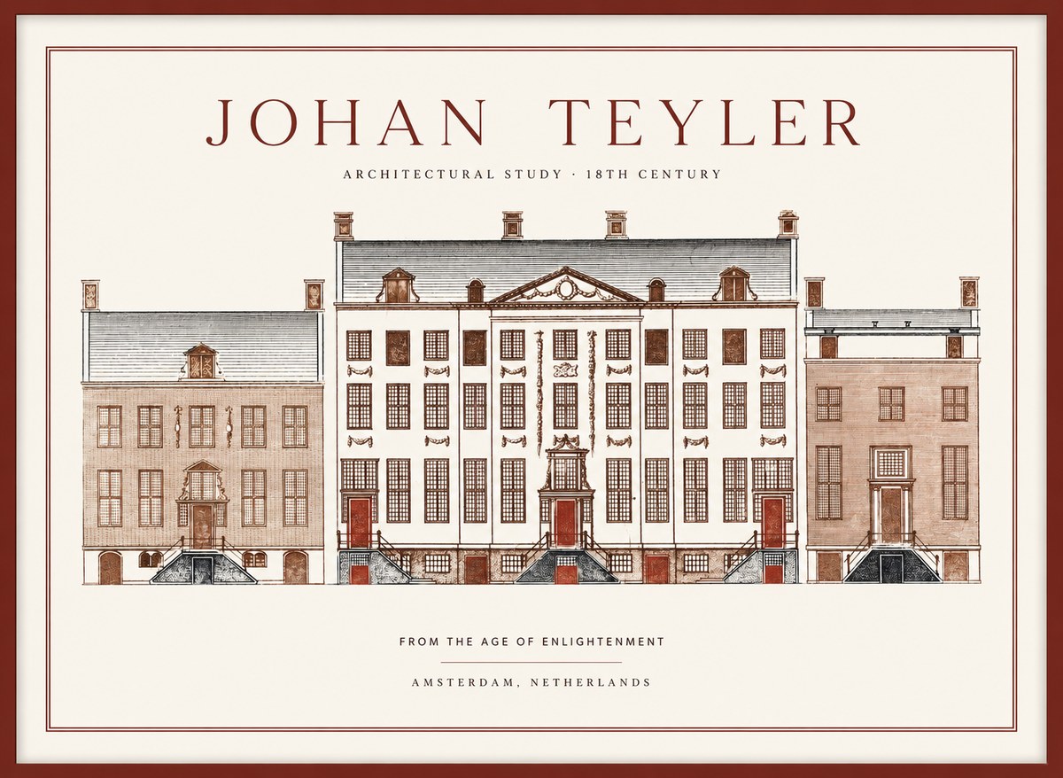 Johan Teyler Architectural Study VII No1 - Poszter