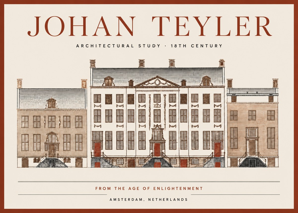 Johan Teyler Architectural Study VII No4 - Poszter