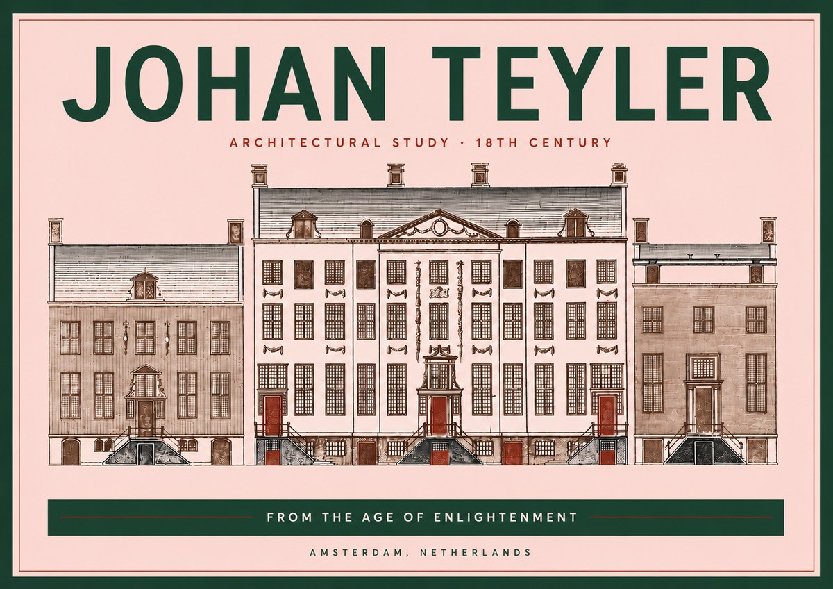 Johan Teyler Architectural Study VII No5 - Poszter