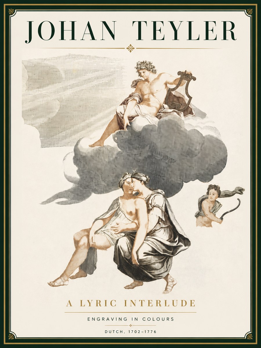Johan Teyler Allegory of Music and Love No5 - Poszter
