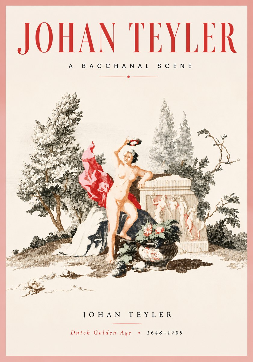 Johan Teyler A Bacchanal Scene No3 - Poszter