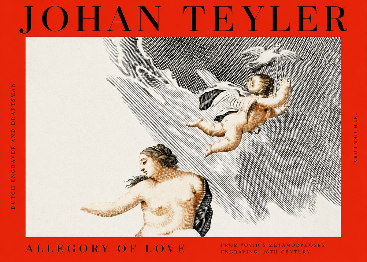 Johan Teyler Allegory of Love No2 - Poszter