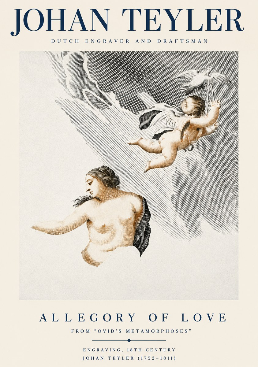 Johan Teyler Allegory of Love No3 - Poszter