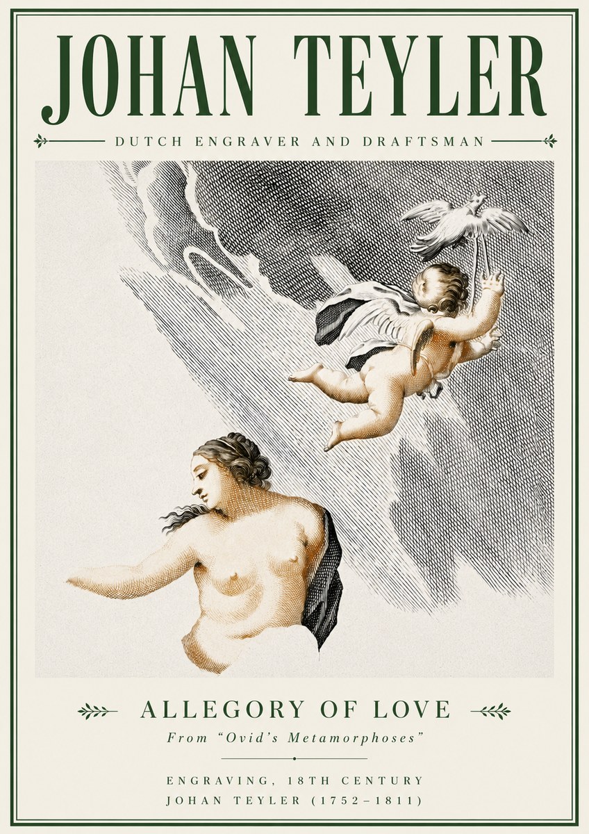Johan Teyler Allegory of Love No4 - Poszter