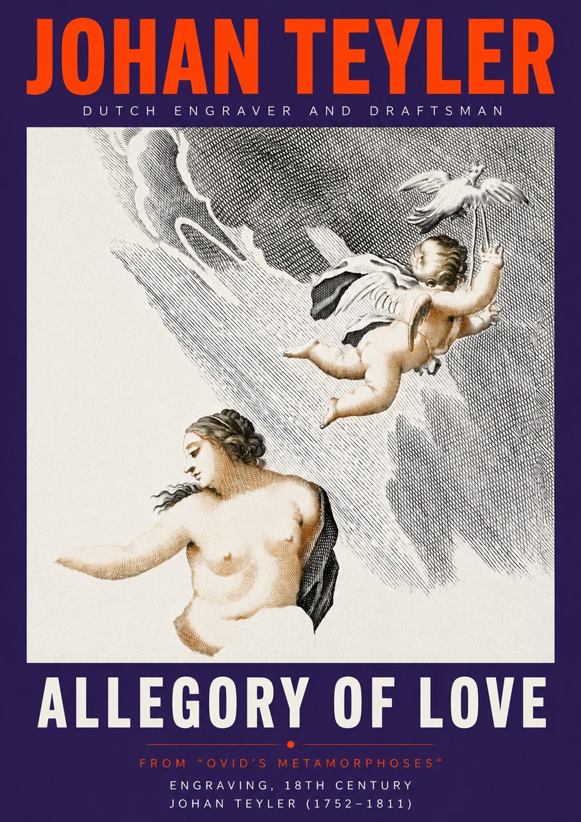 Johan Teyler Allegory of Love No5 - Poszter