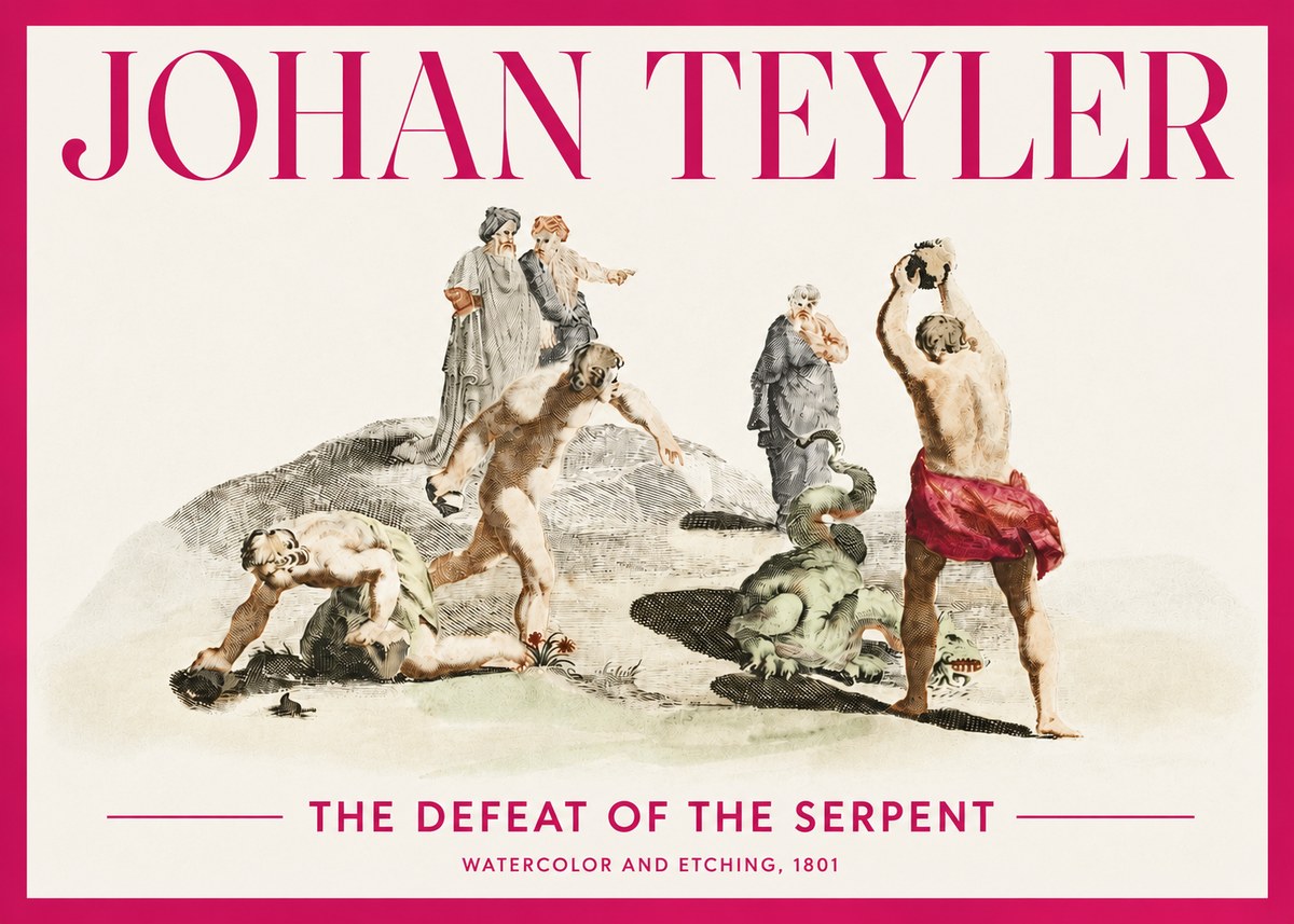 Johan Teyler Study of Ulysses and Polyphemus No4 - Poszter