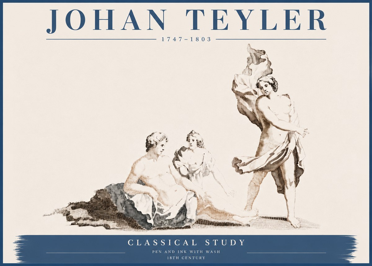 Johan Teyler Classical Study I No4 - Poszter