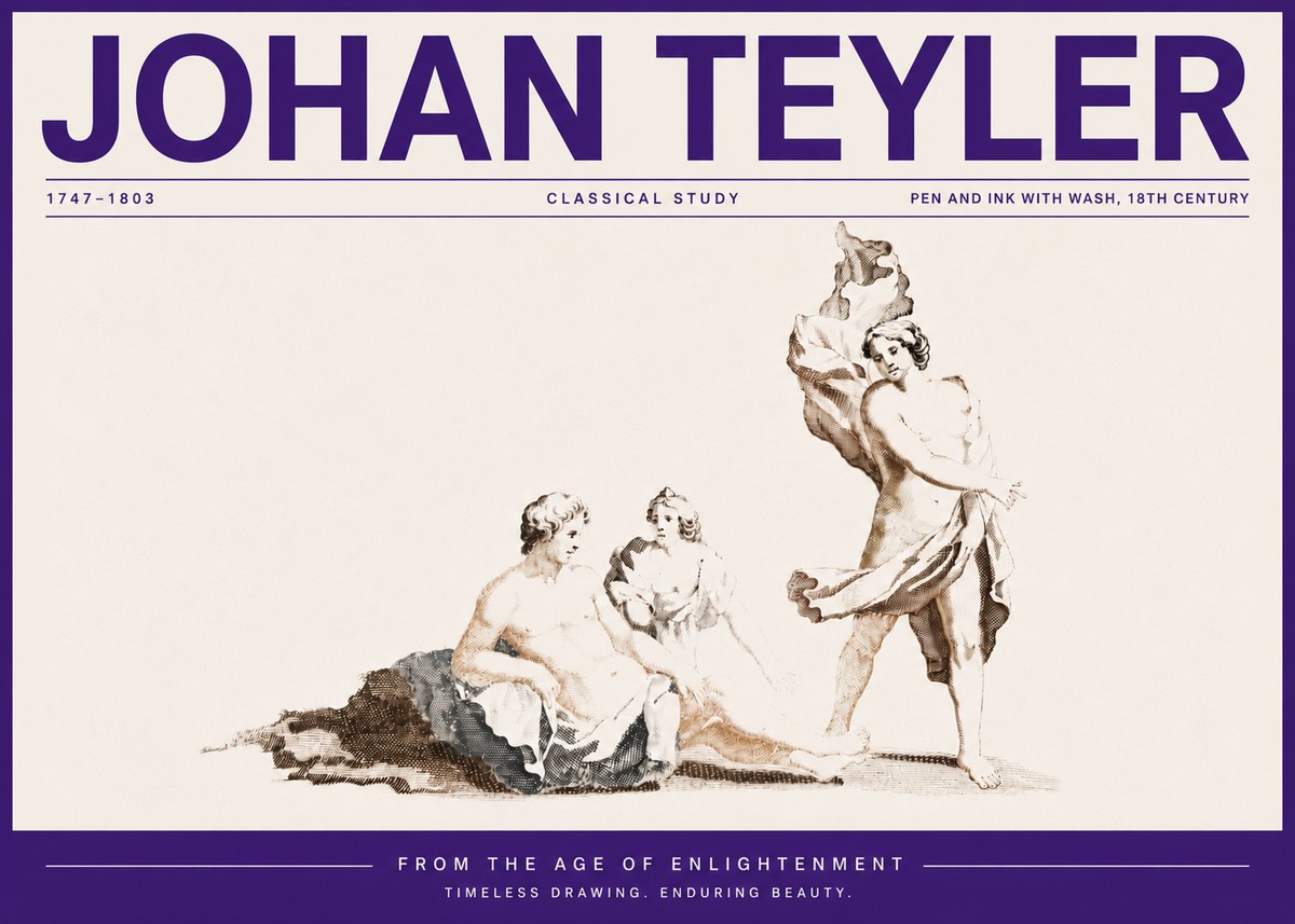 Johan Teyler Classical Study I No5 - Poszter