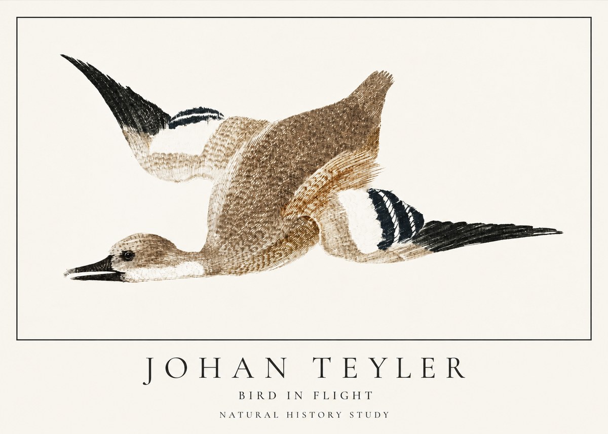 Johan Teyler Bird in Flight II No1 - Poszter
