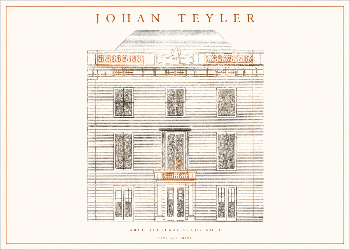 Johan Teyler Architectural Study No. 1 II No1 - Poszter