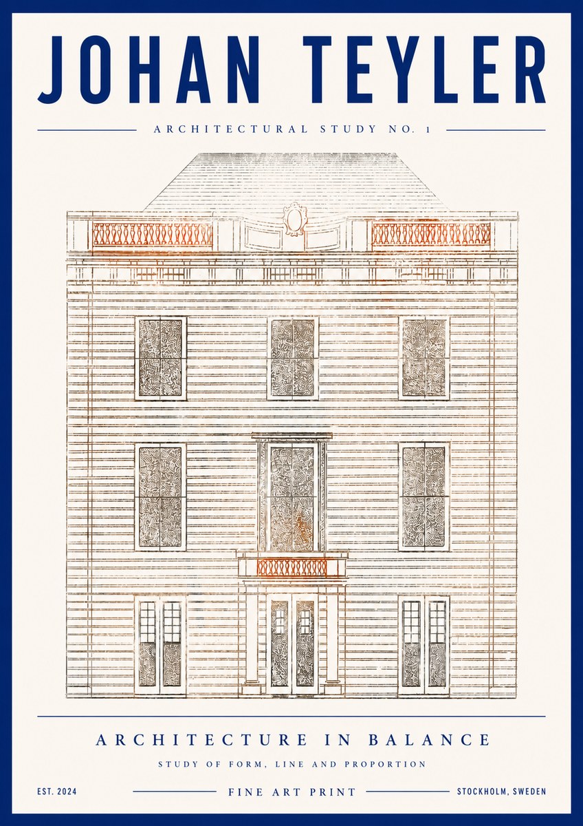Johan Teyler Architectural Study No. 1 II No4 - Poszter