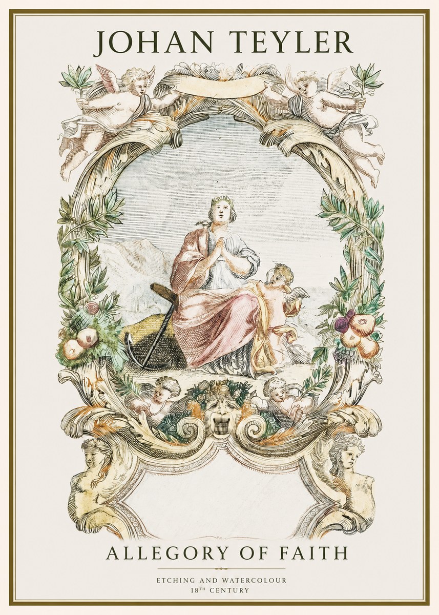 Johan Teyler Allegory of Faith No1 - Poszter