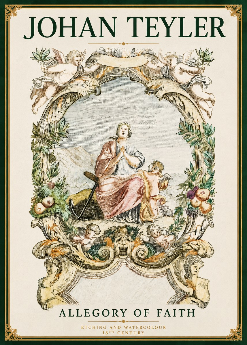 Johan Teyler Allegory of Faith No4 - Poszter