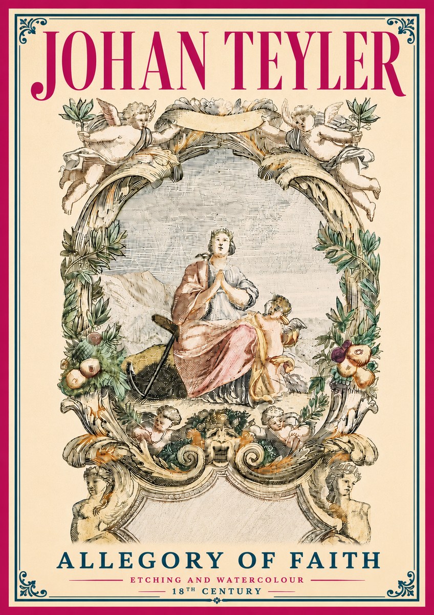 Johan Teyler Allegory of Faith No5 - Poszter