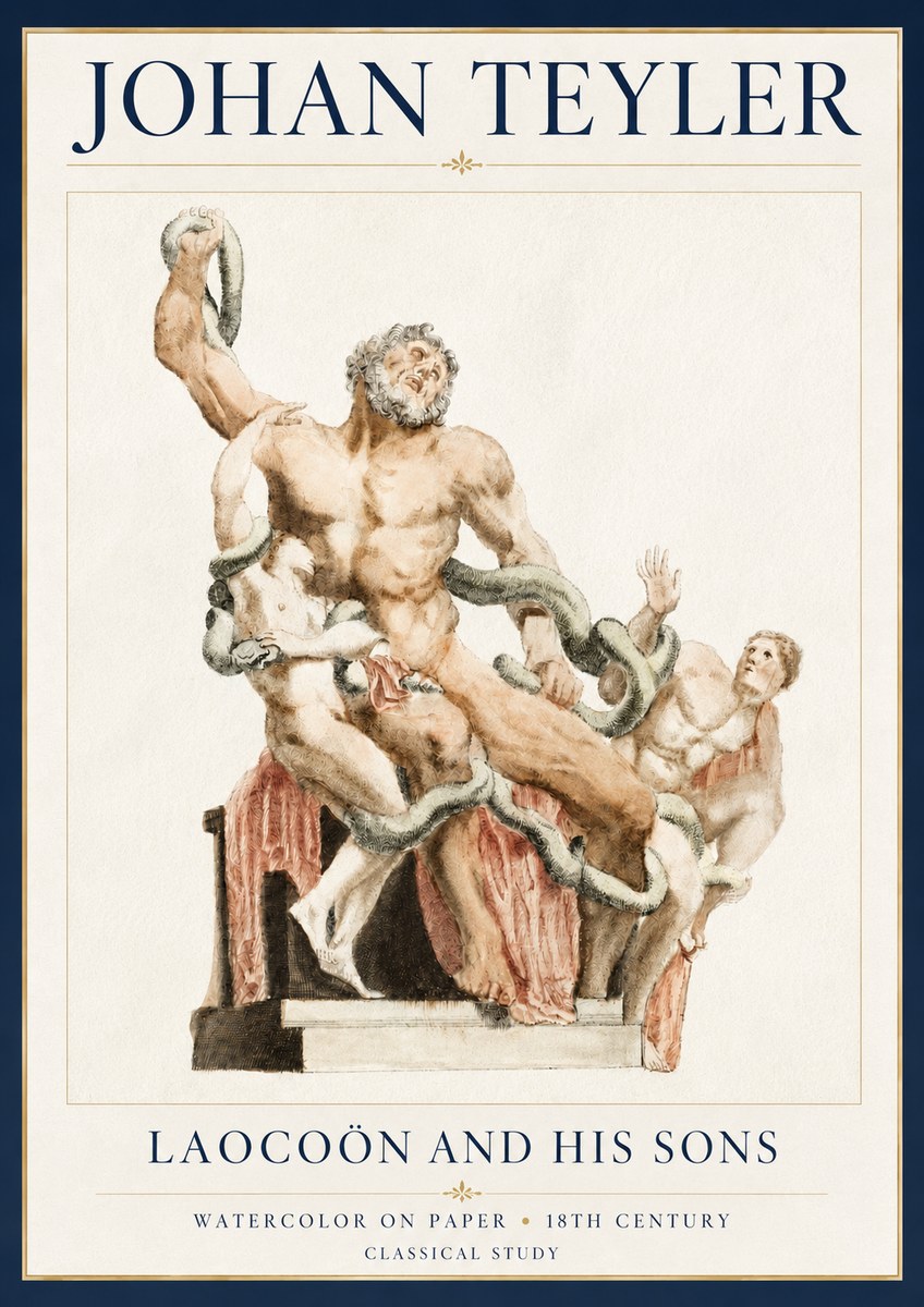 Johan Teyler The Laocoön Group No5 - Poszter
