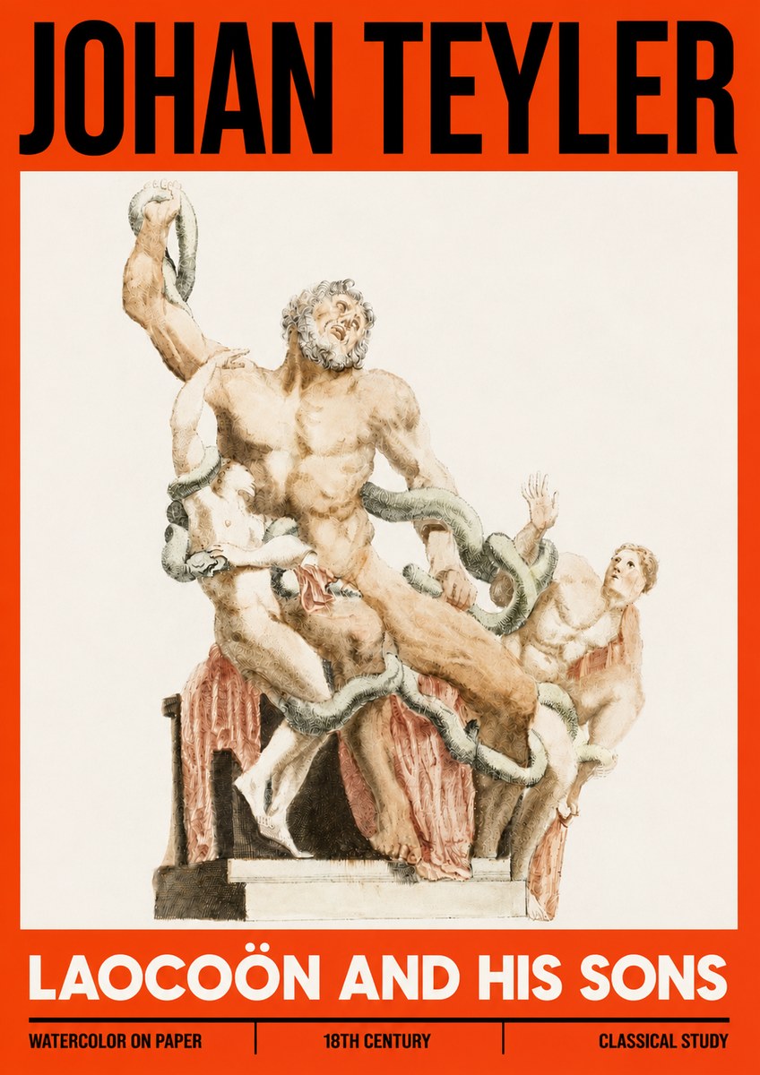 Johan Teyler The Laocoön Group No6 - Poszter