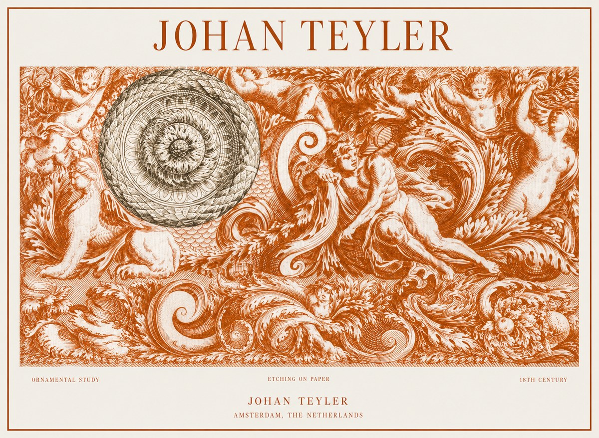Johan Teyler Ornamental Study No1 - Poszter
