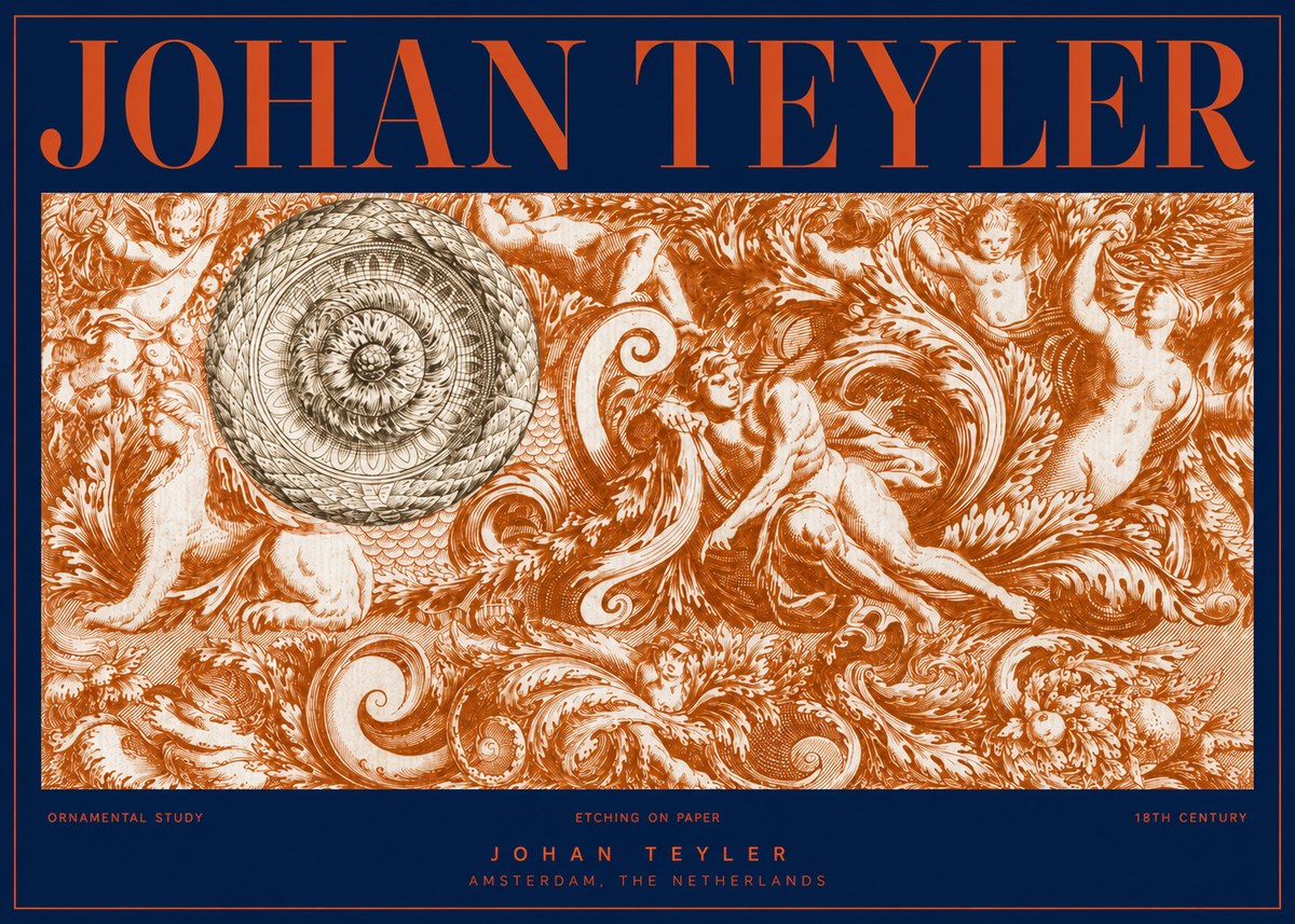 Johan Teyler Ornamental Study No2 - Poszter