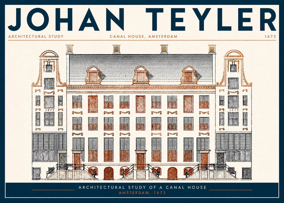 Johan Teyler Architectural Study VIII No3 - Poszter