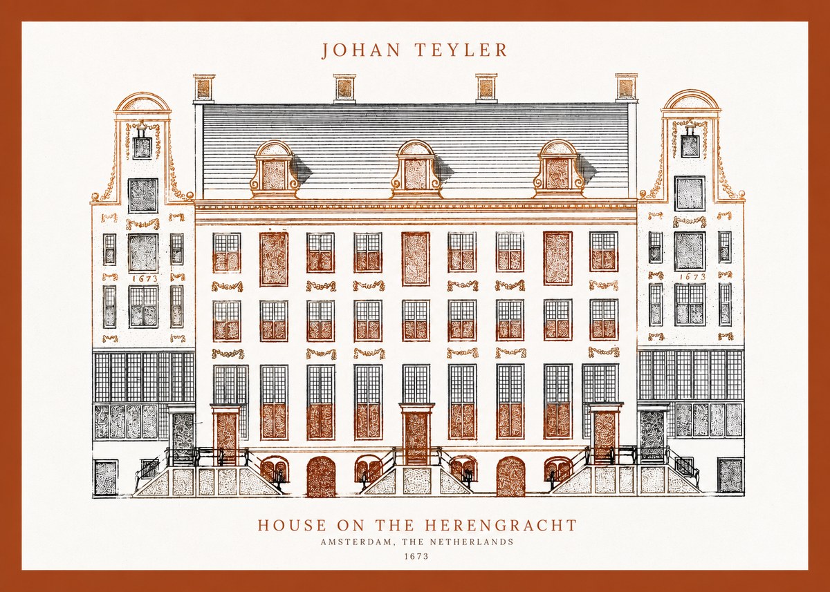 Johan Teyler Architectural Study VIII No4 - Poszter