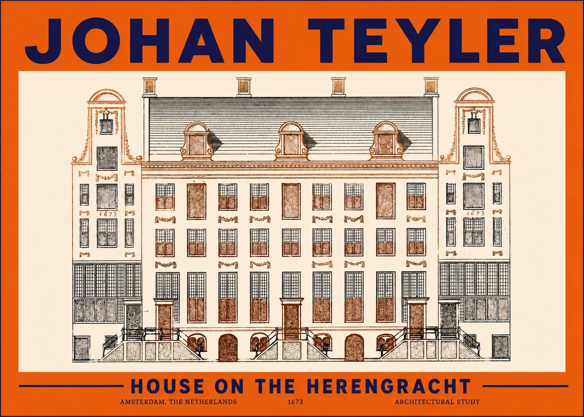 Johan Teyler Architectural Study VIII No5 - Poszter