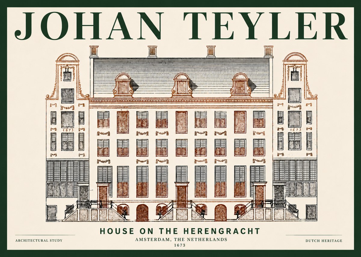 Johan Teyler Architectural Study VIII No6 - Poszter