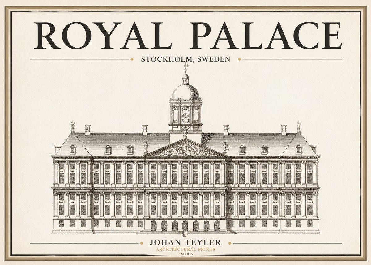 Johan Teyler Royal Palace No1 - Poszter