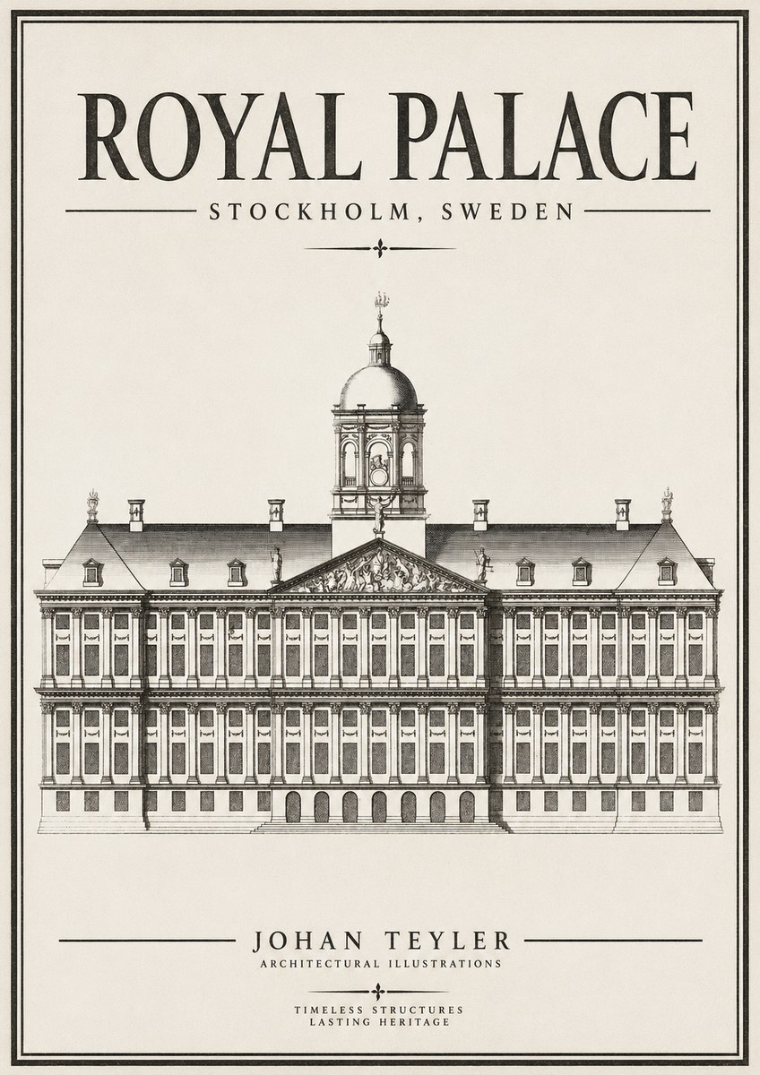 Johan Teyler Royal Palace No2 - Poszter