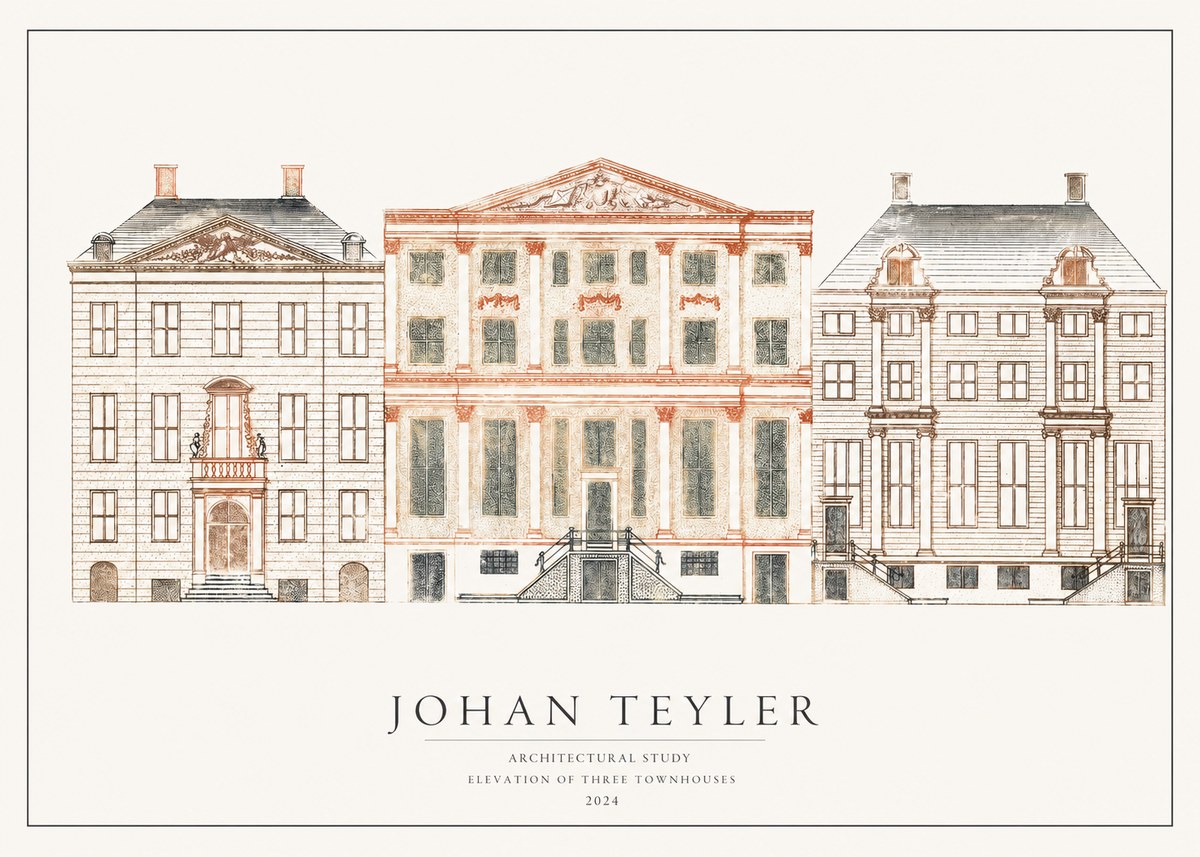 Johan Teyler Architectural Study IX No2 - Poszter