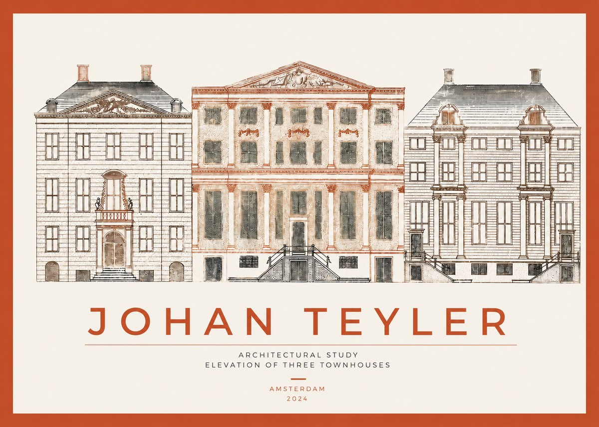 Johan Teyler Architectural Study IX No3 - Poszter